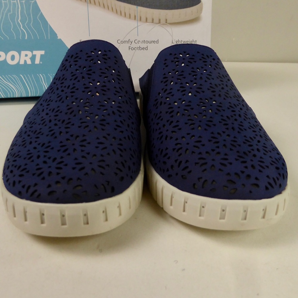 JSport Slip On Mules Floral Mesh Perforated Upper Lightweight Shoes NIB - Picture 4 of 8